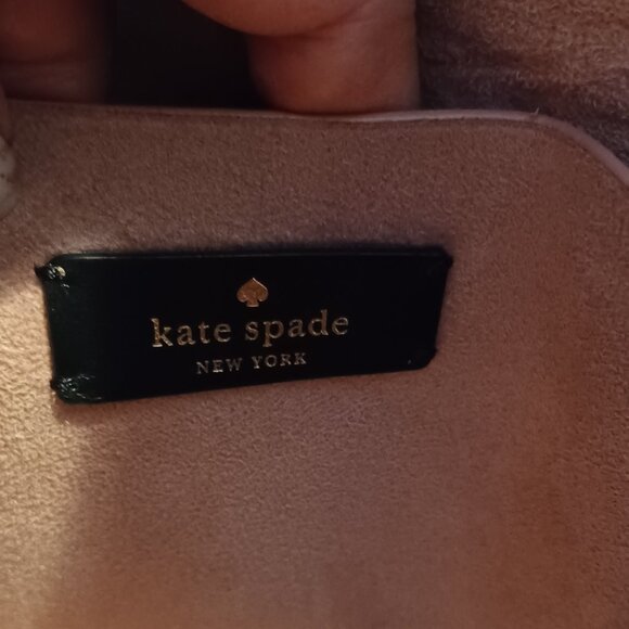 Kate Spade Leila Medium Triple Compartment Shoulder Bag - Black / Pink - Picture 9 of 12